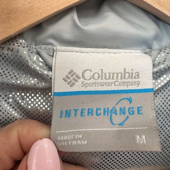 Columbia Carson Pass Interchange 3-In-1 Jacket Womens Medium Hooded Waterproof - Picture 4 of 11